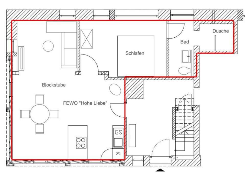 Flachshaeusl Mittelndorf Kamer foto